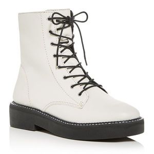 SCHUTZ combat boots McKenzie pearl size 8.5